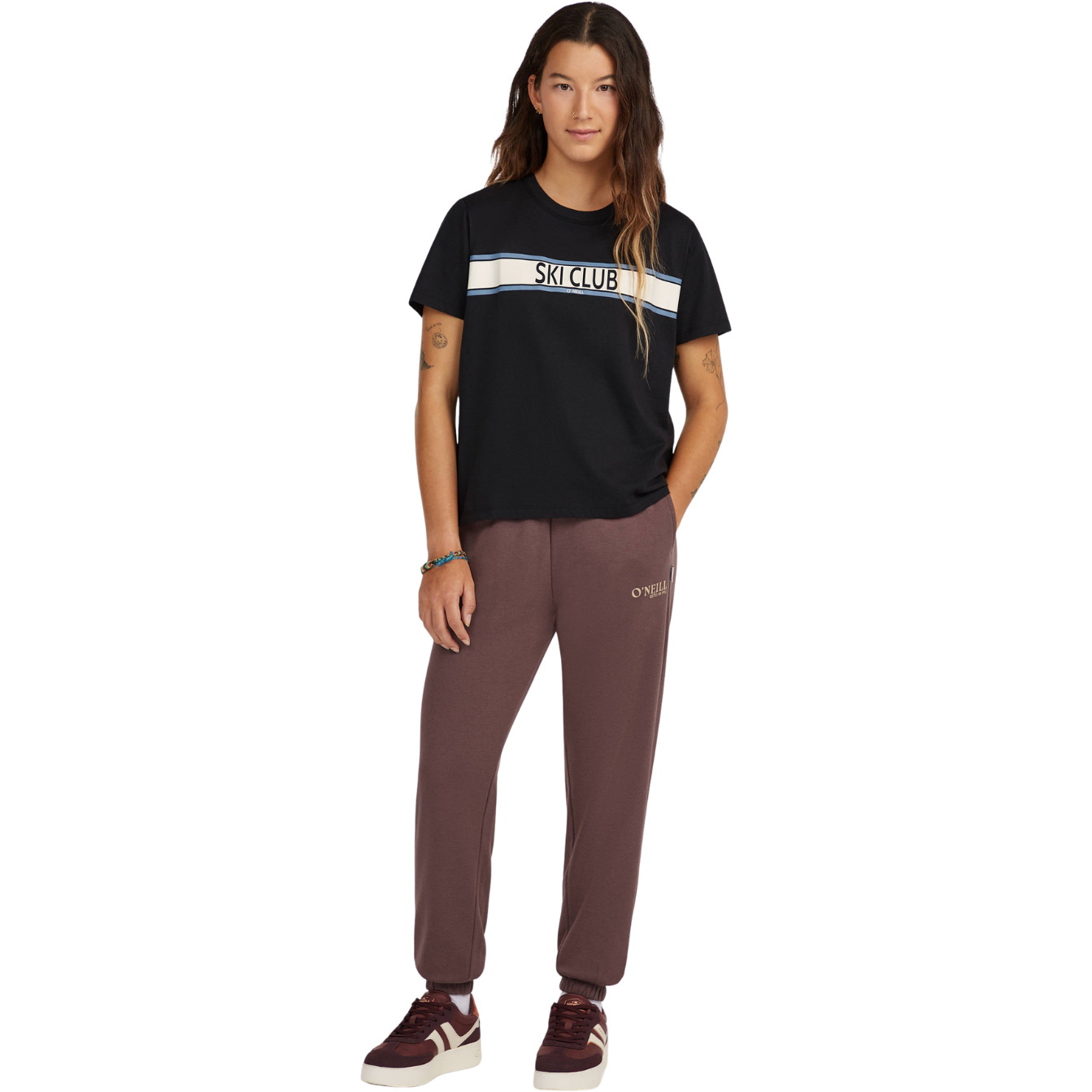 2026 O'Neill Womens Graphic Sweatpants 1550187 - Purple Gray